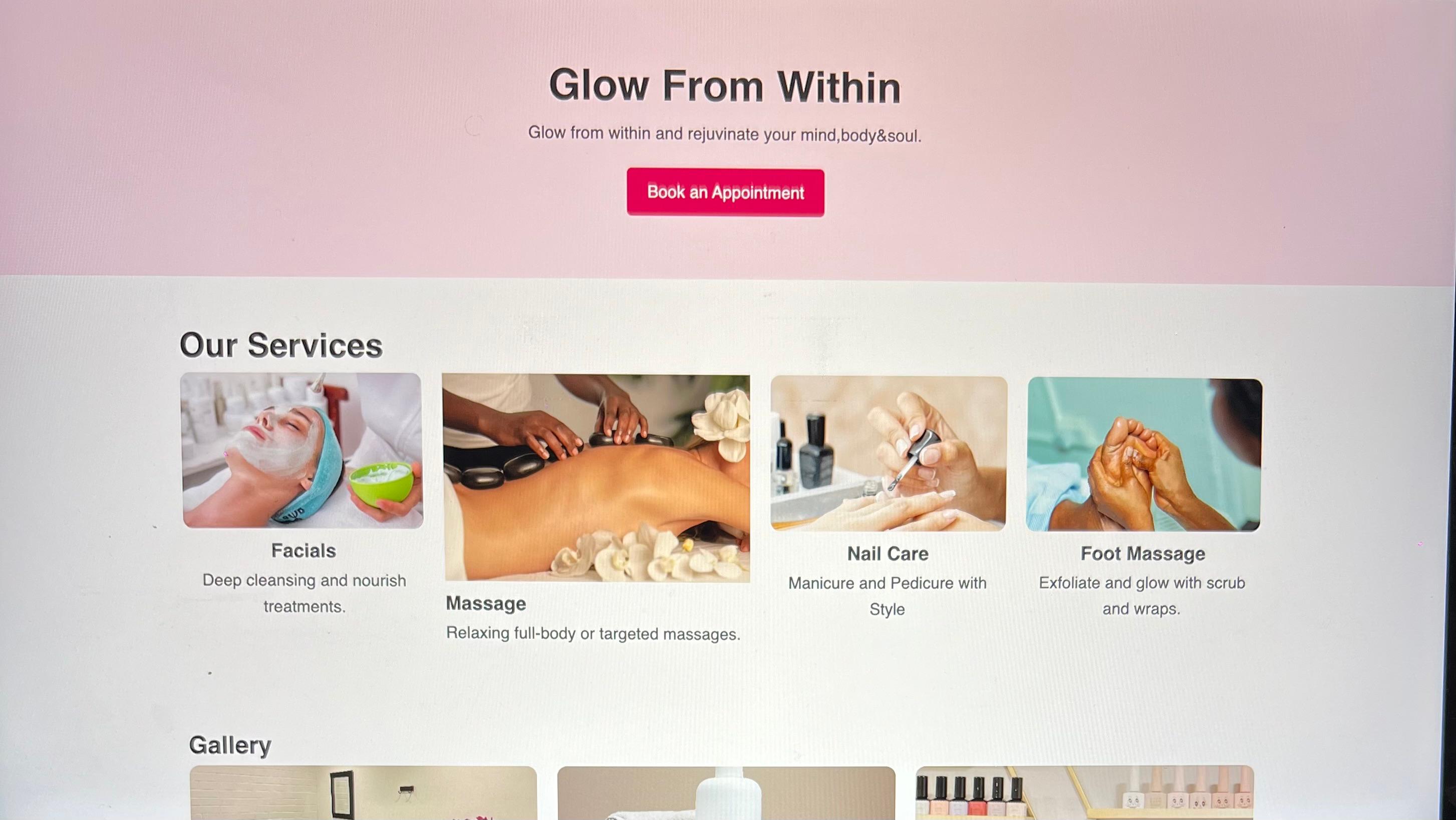 Glow Beauty Spa Demo